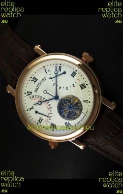 Breguet Retrograde Day/Date Japanese Automatic Watch with Tourbillon