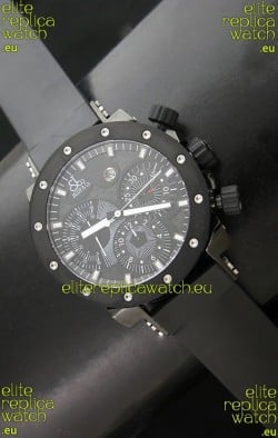 Jacob and Co EPIC II E1 Chonograph PVD Swiss Watch
