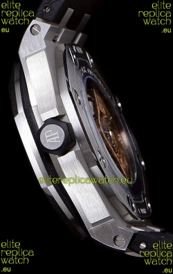 Audemars Piguet Royal Oak Diver Swiss Replica Watch Black Dial 1:1 Quality 3120 Movement 904L Steel 