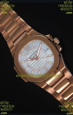 Patek Philippe Ladies Nautilus Rose Gold Watch 36MM 