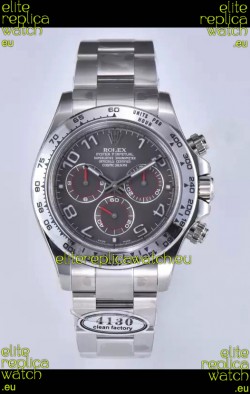 Rolex Cosmograph Daytona M116519 Original Cal.4130 Movement - 904L Steel Watch Grey Dial