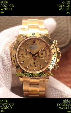 Rolex Cosmograph Daytona 116598 904L Stainless Steel 1:1 Mirror Cal.4130 Movement Watch