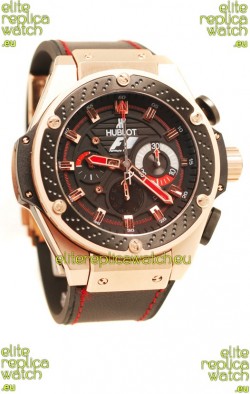 Hublot F1 King Power Zirconium Chronograph Limited Edition watch in Pink Gold