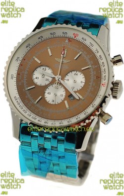 Breitling Navitimer Chronometre Japanese Watch in Brown Dial