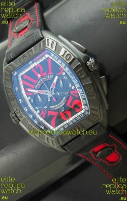 Franck Muller SingaporeGP Series 2009 Japanese Replica Watch in Blue Dial