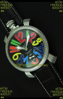 Gaga Milano Italy Manuale Replica Japanese Watch in Colorful Markers