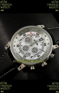 B.R.M.0011G6 Japanese Replica Quartz Watch in White Dial