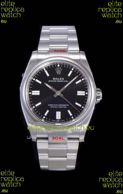 Rolex Oyster Perpetual REF#124300 41MM Cal.3230 Movement Swiss Replica Black Dial 904L Steel 1:1 Mirror Replica Watch