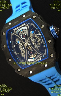 Richard Mille RM53-01 Pablo Mac Donough Carbon Case Swiss Replica Watch 