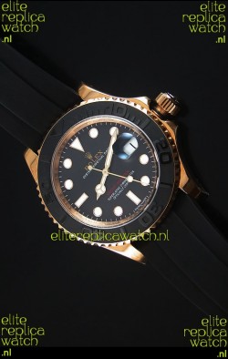 Rolex Yachtmaster 116655 Everose Gold Ceramic 1:1 Ultimate Mirror Replica Watch