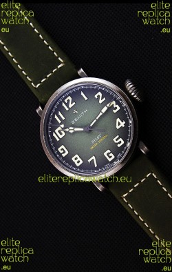 Zenith Pilot Type 20 Extra Special Green Dial Swiss Replica Watch 40MM