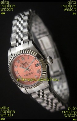 Rolex Datejust Oyster Perpetual Superlative ChronoMeter Japanese Watch in Orange Dial