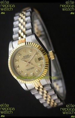 Rolex Datejust Oyster Perpetual Superlative ChronoMeter Japanese Gold Watch 