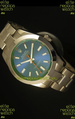 Rolex Milgauss 116400GV Swiss Watch with Blue Dial