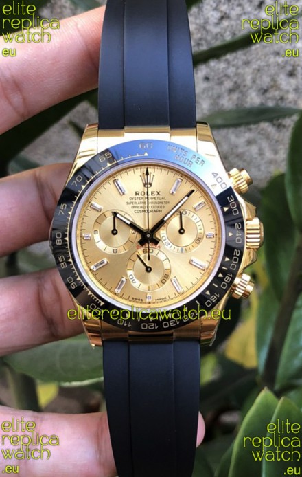 Rolex Cosmograph Daytona 116508 Yellow Gold Original Cal.4130 Movement - Ultimate 904L Steel Watch