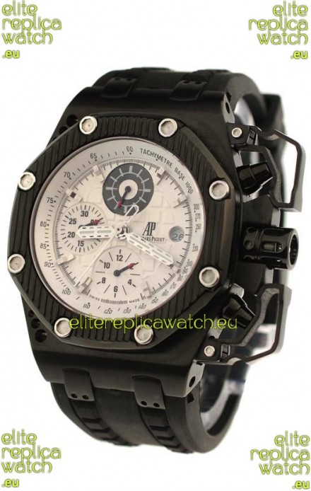 Audemars Piguet Royal Oak Offshore Survivor Swiss Chronograph Watch in White