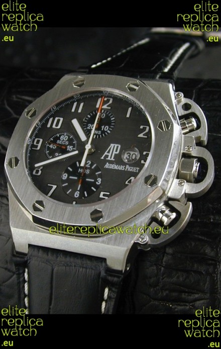Audemars Piguet Royal Oak Watch in Black Dial - Secs hand 9 O Clock
