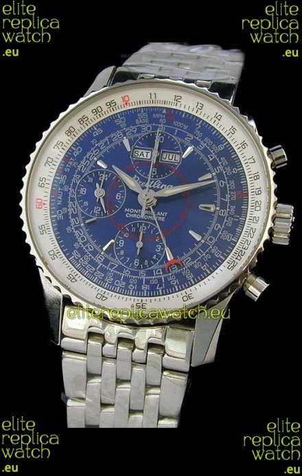 Breitling Navitimer World Swiss Replica Watch in Blue Dial