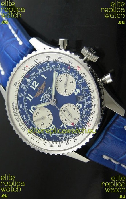 Breitling Navitimer Swiss Replica Watch in Blue Dial- Mirror Replica Watch