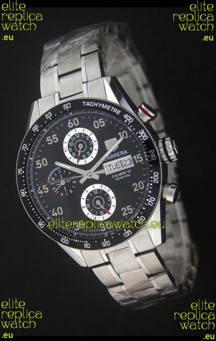Tag Heuer Carrera Tachymeter Swiss Chronograph Watch