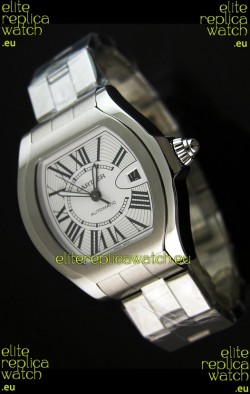 Cartier Roadster Swiss Replica Watch Stainless Steel - 38MM Wide