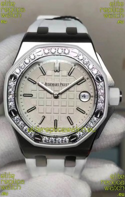 Audemars Piguet Royal Oak Offshore 37MM Swiss Quartz 1:1 Mirror Replica Watch in Stainless Steel Casing
