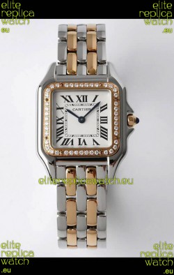 PANTHERE de Cartier Edition 27mm 1:1 Mirror Swiss Watch Rose Gold Two Tone Casing