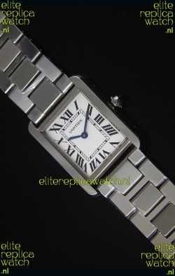 Cartier Tank Solo Swiss Quartz Watch in Steel Strap 24MM Wide 