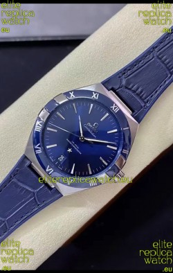Omega Co-Axial Constellation 41MM 904L Steel Blue Dial 1:1 Mirror Replica Watch