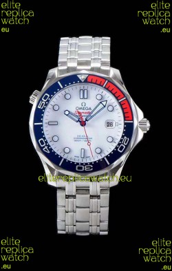 Omega Seamaster Diver 300M 007 Commander's Edition Swiss 1:1 Mirror Watch 904L Steel 