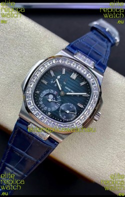Patek Philippe Nautilus 5712G 1:1 Quality Swiss Replica Watch in Black Dial
