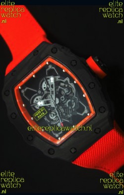 Richard Mille RM35-01 Rafael Nadal Edition Swiss Replica Watch Orange Nylon Strap