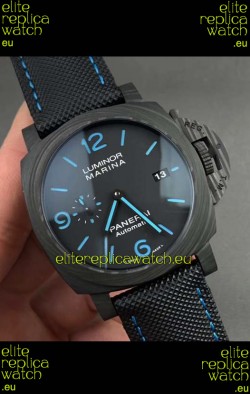 Panerai Luminor Marina Carbotech PAM1661 Edition 1:1 Mirror Swiss Replica Watch in Carbon Casing