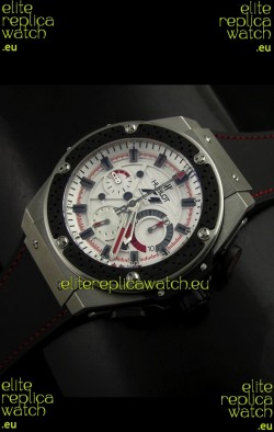 Hublot Big Bang King Power F1 Swiss Watch in White Dial