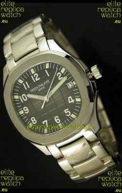 Patek Philippe 5167 Aquanaut Jumbo Swiss Replica Watch - 1:1 Mirror Replica Grey Dial