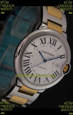 Ballon De Bleu Cartier Swiss Automatic Watch in Two Tone