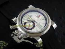 Graham Chronofighter Oversize Swiss Replica Watch in Silver Dial