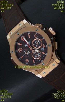 Hublot Big Bang Rose Gold Swiss Replica Watch - 1:1 Mirror Replica Watch