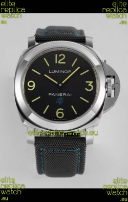 Panerai Luminor Base Logo PAM00774 Black Dial 1:1 Mirror Quality - 904L Steel in Canvas Strap 