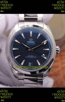 Omega Seamaster Aquaterra 150M 41MM Swiss Replica Watch in Blue Dial 1:1 Mirror Replica