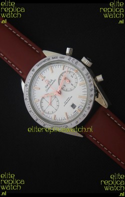 Omega Speedmaster 57 Co-Axial Chronograph Watch in Brown Leather Strap