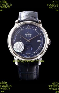 Omega De Ville Prestige Power Reserve 904L Steel 1:1 Mirror Swiss Watch Blue dial