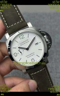 Panerai Luminor Marina PAM1314 1:1 Mirror Swiss Replica Watch in White Dial 