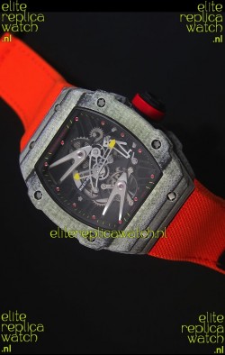 Richard Mille RM027 Tourbillon Rafael Nadal Edition Swiss Watch in Forged Carbon Case