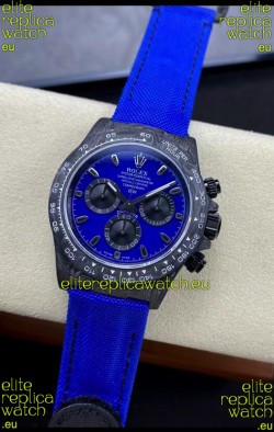 Rolex Daytona DiW Miami Blue Edition Watch - Forged Cabon Casing 1:1 Mirror Replica