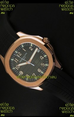 Patek Philippe Aquanaut Rose Gold in Grey Dial Watch - 1:1 Mirror Replica