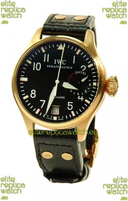 IWC Big Pilot Swiss Replica Gold Watch 